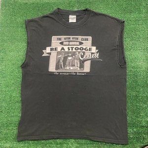 Vintage Y2K Three Stooges Baggy Essential Funny Movie Tank